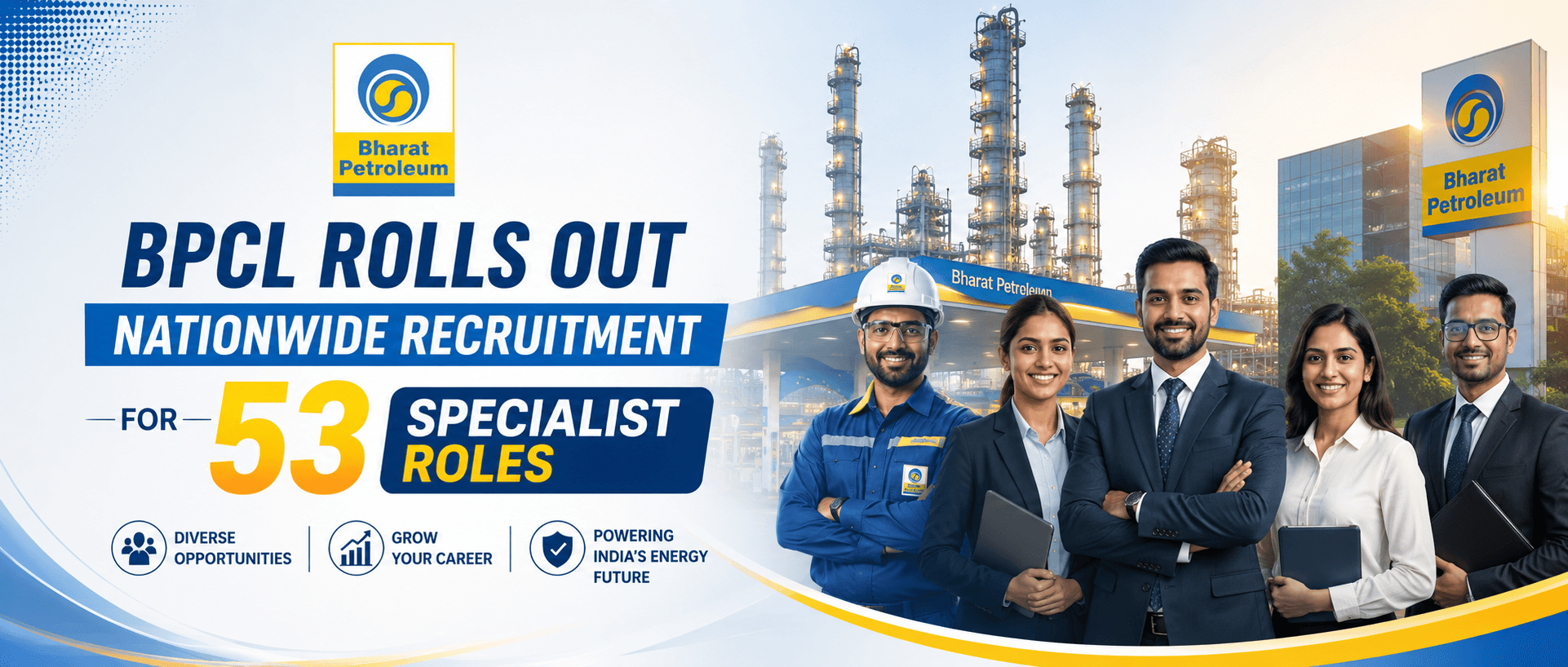 BPCL Opens Multi-Discipline Hiring Drive
