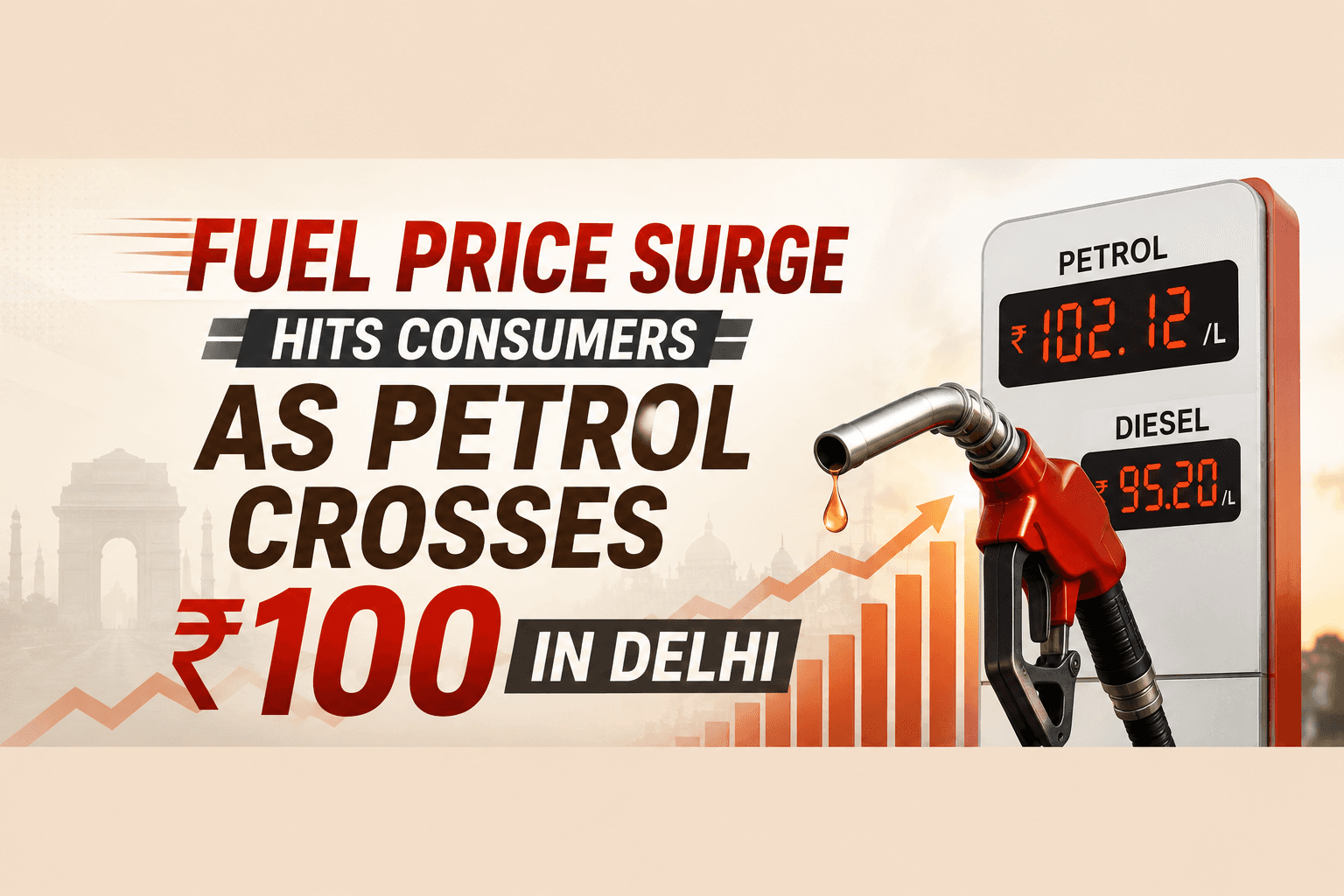 Fuel Shock Pushes Petrol Past ₹100 in Delhi