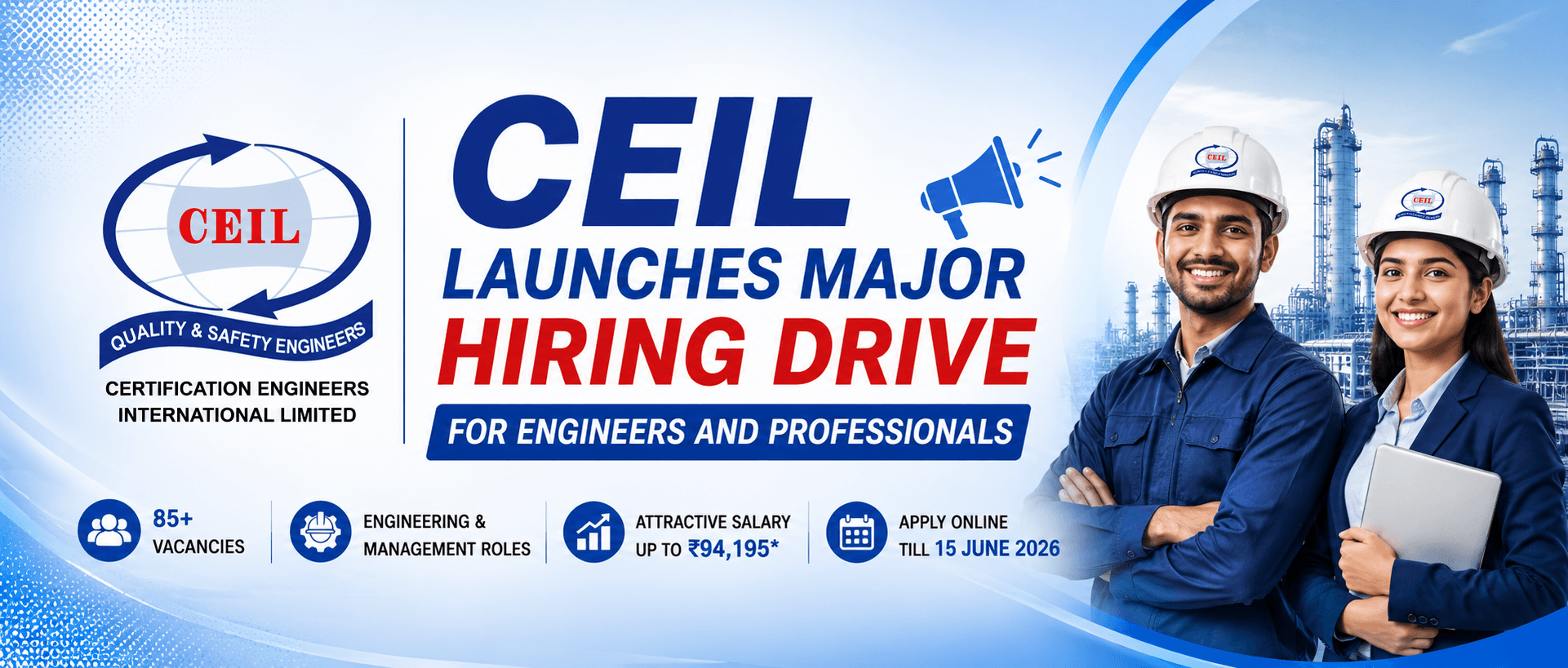 CEIL Opens 85 PSU Job Vacancies