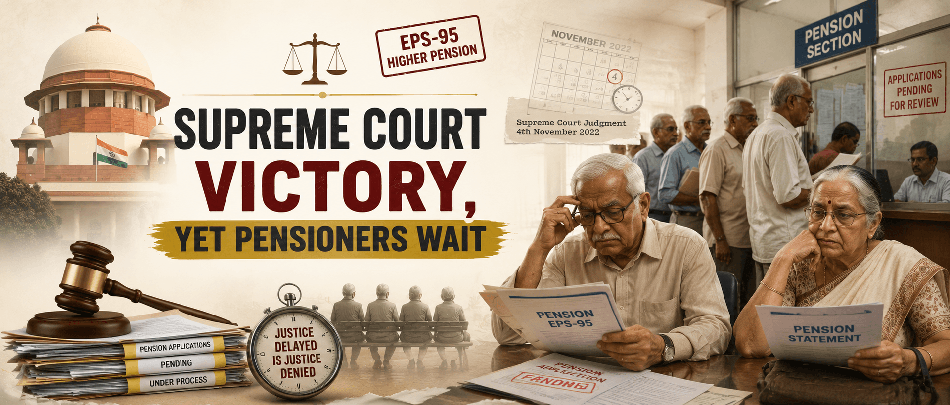 EPS-95 Pensioners Still Await Relief